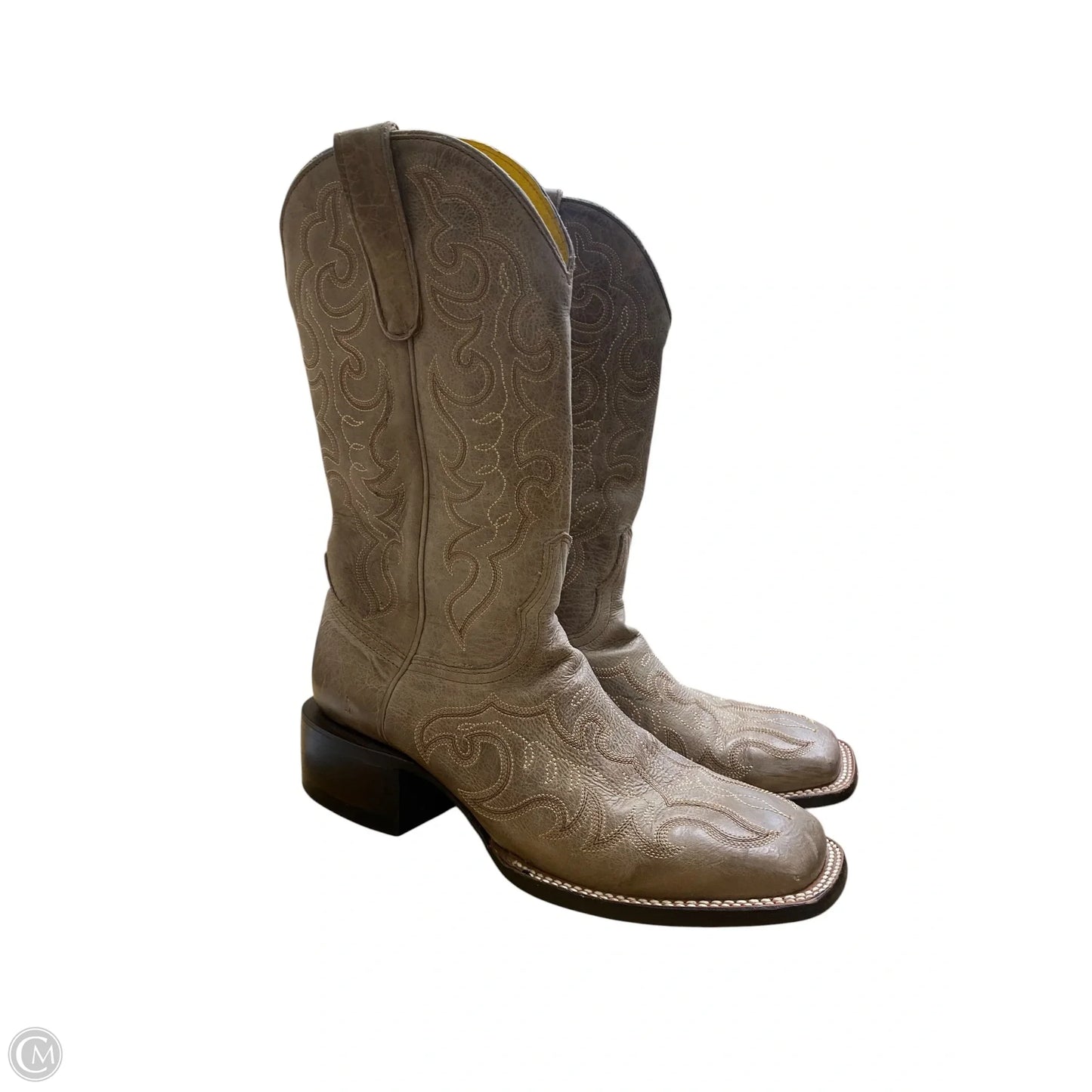Boots Western By Cmb In Taupe, Size: 9