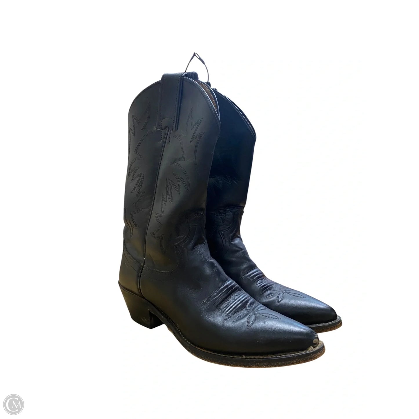 Boots Western By Justin In Black, Size: 6