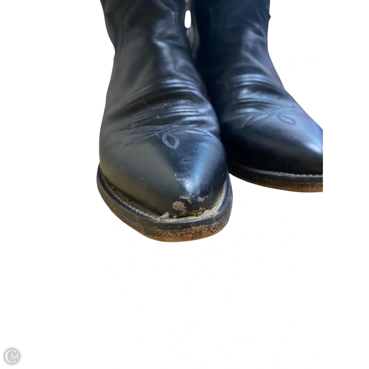 Boots Western By Justin In Black, Size: 6