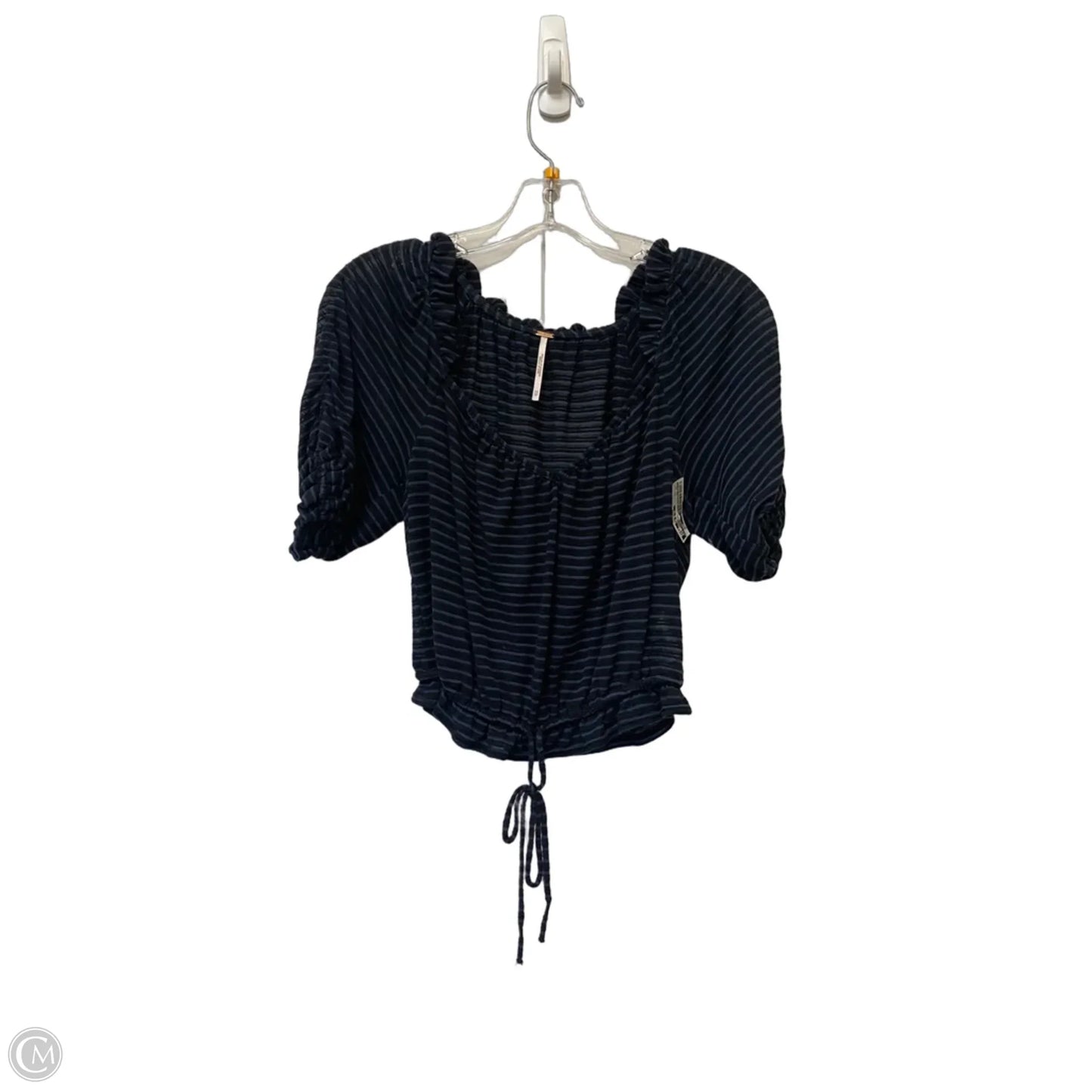 Top Short Sleeve By Free People In Striped Pattern, Size: Xs