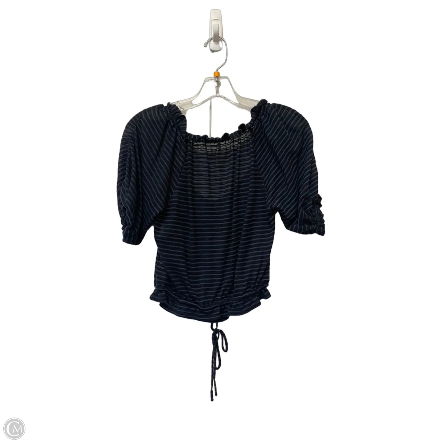 Top Short Sleeve By Free People In Striped Pattern, Size: Xs