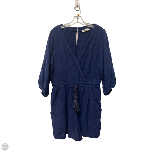Romper By Anthropologie In Blue, Size: M