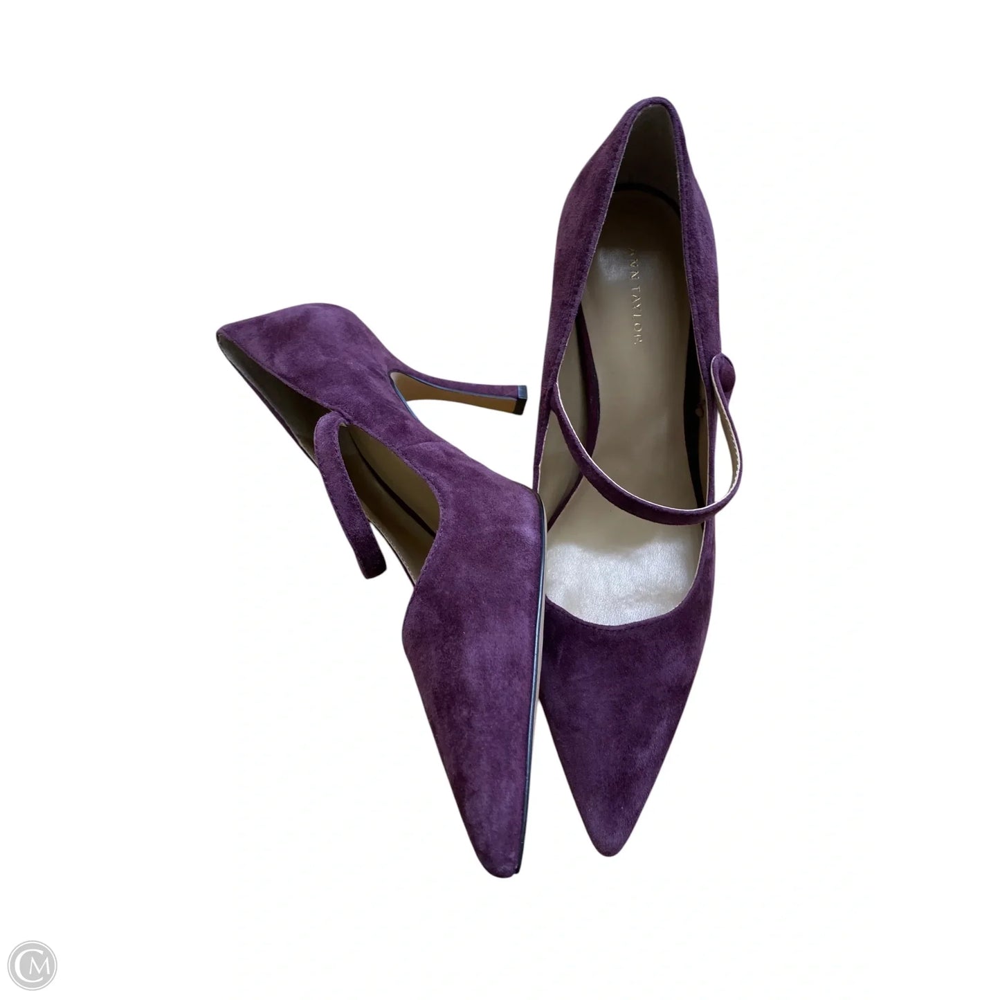 Shoes Heels Stiletto By Ann Taylor In Purple, Size: 7.5