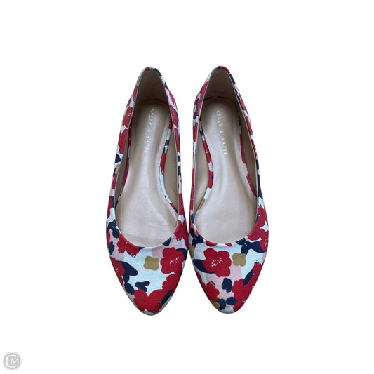 Shoes Flats By Kelly And Katie In Floral Print, Size: 9