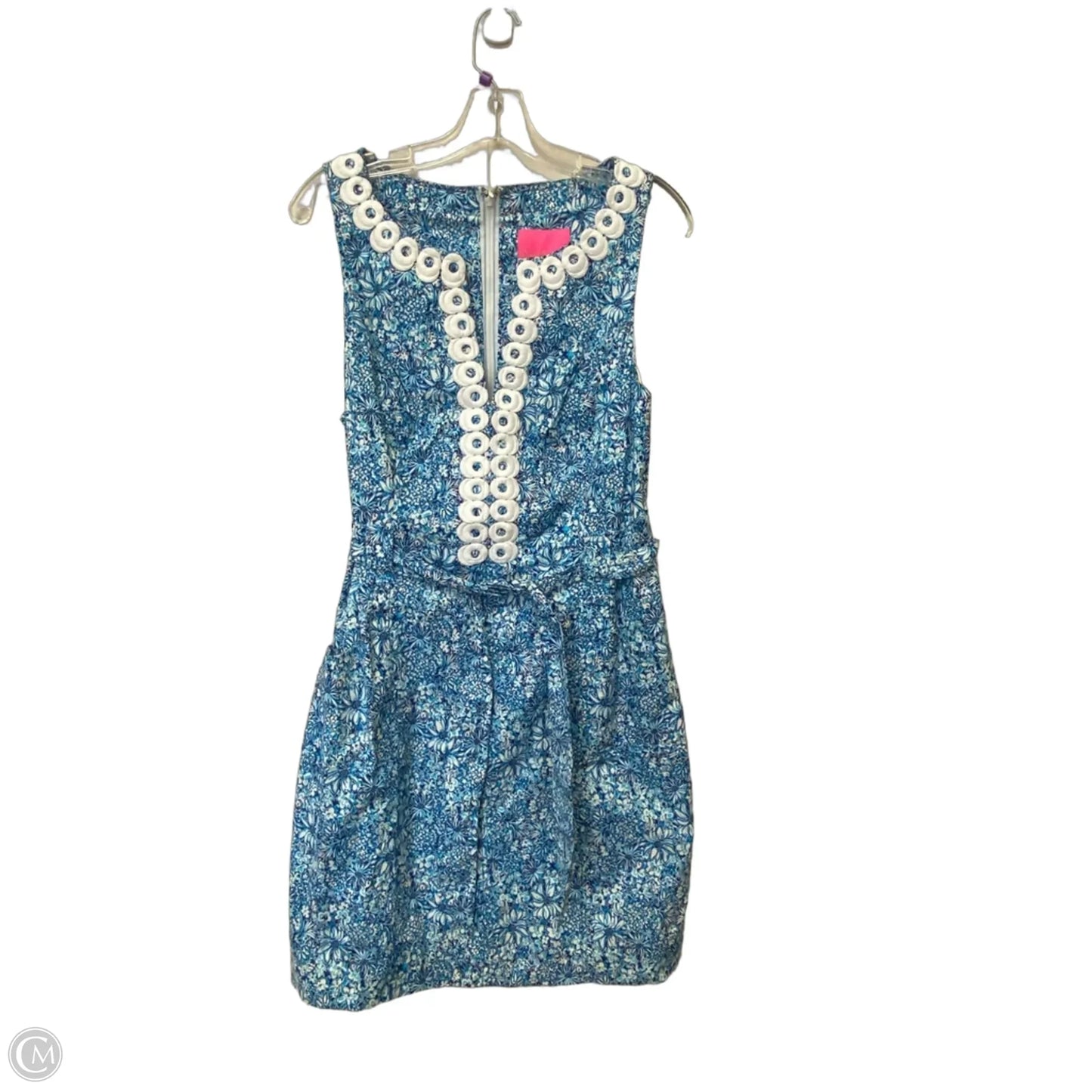 Dress Designer By Lilly Pulitzer In Blue, Size: 12