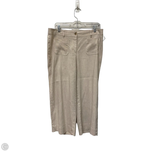 Pants Linen By J. Jill In Tan, Size: Mp