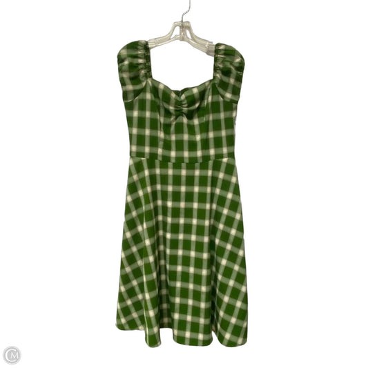 Dress Casual Midi By Cmc In Green, Size: M