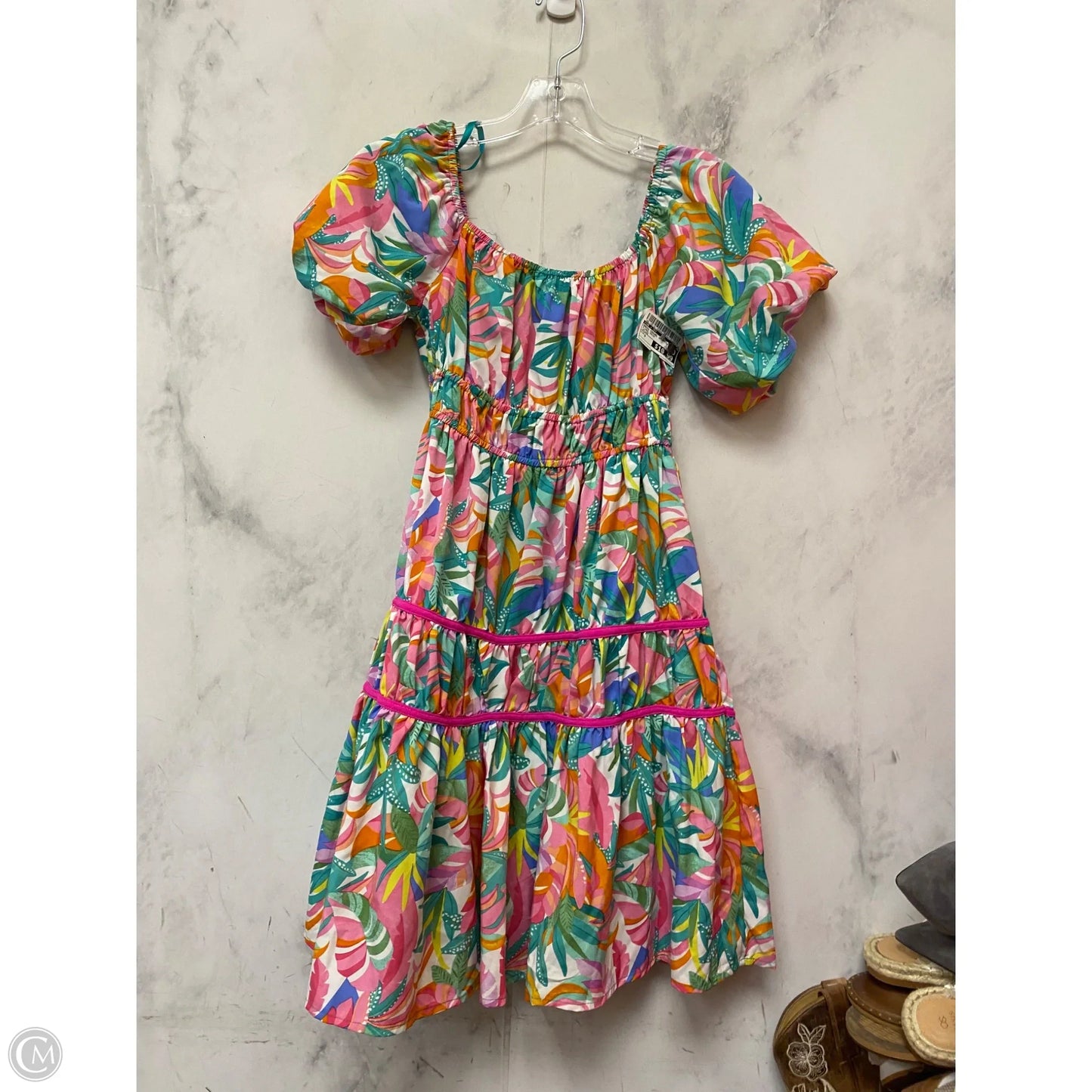 Dress Casual Short By She + Sky In Floral Print, Size: S