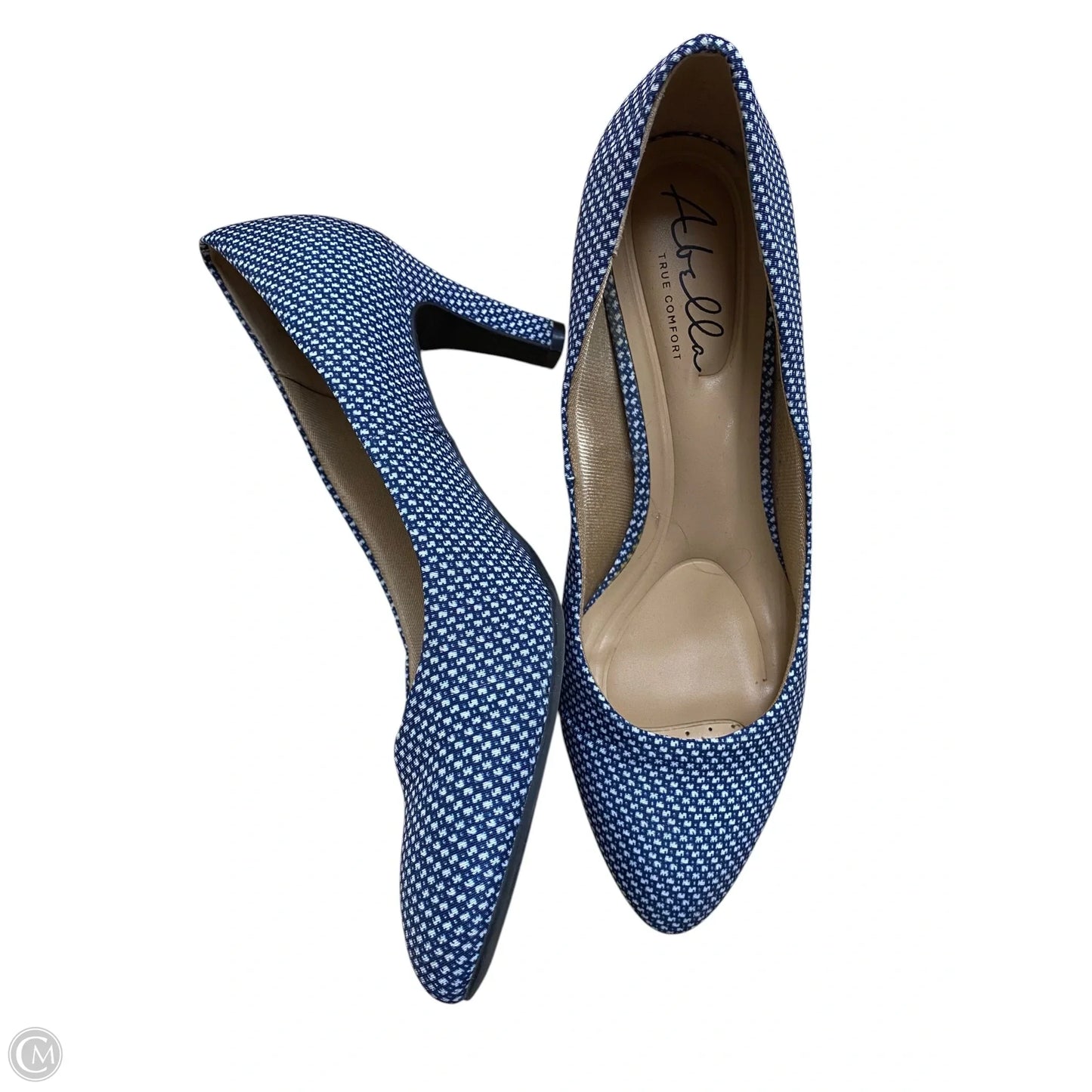 Shoes Heels Block By Abella In Blue, Size: 9