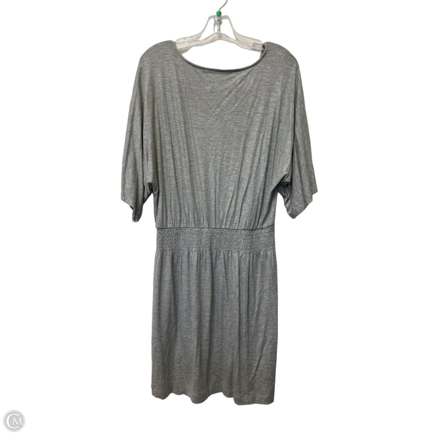 Dress Casual Midi By White House Black Market In Grey, Size: M