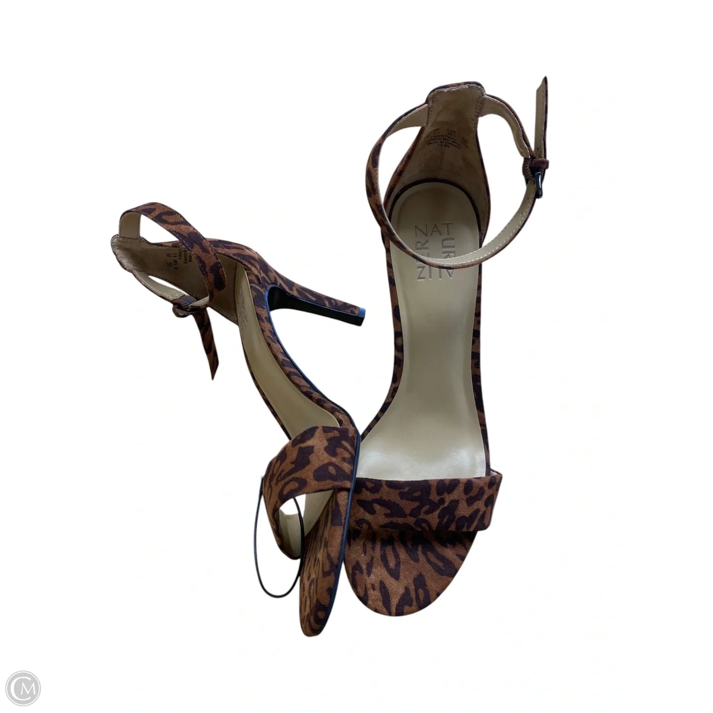 Sandals Heels Stiletto By Naturalizer In Animal Print, Size: 8.5