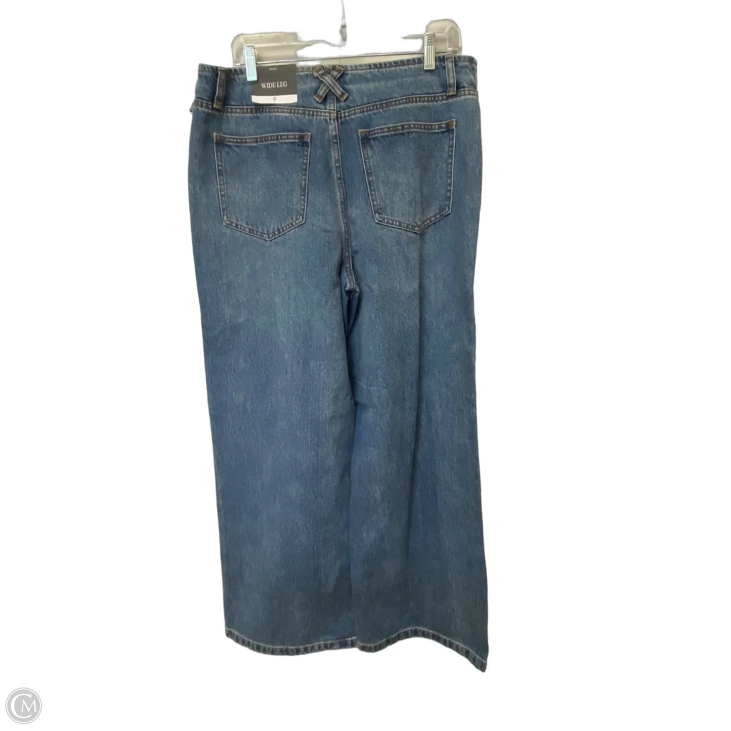 Jeans Wide Leg By Future Collective In Blue Denim, Size: 10