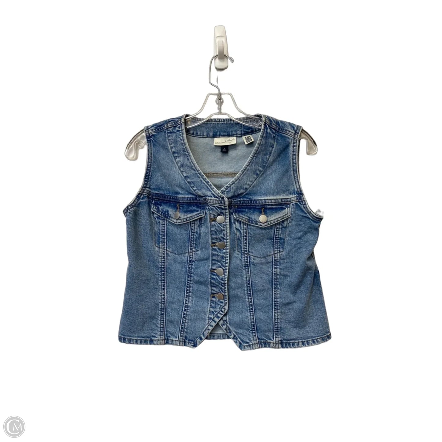 Vest Other By Universal Thread In Blue Denim, Size: S