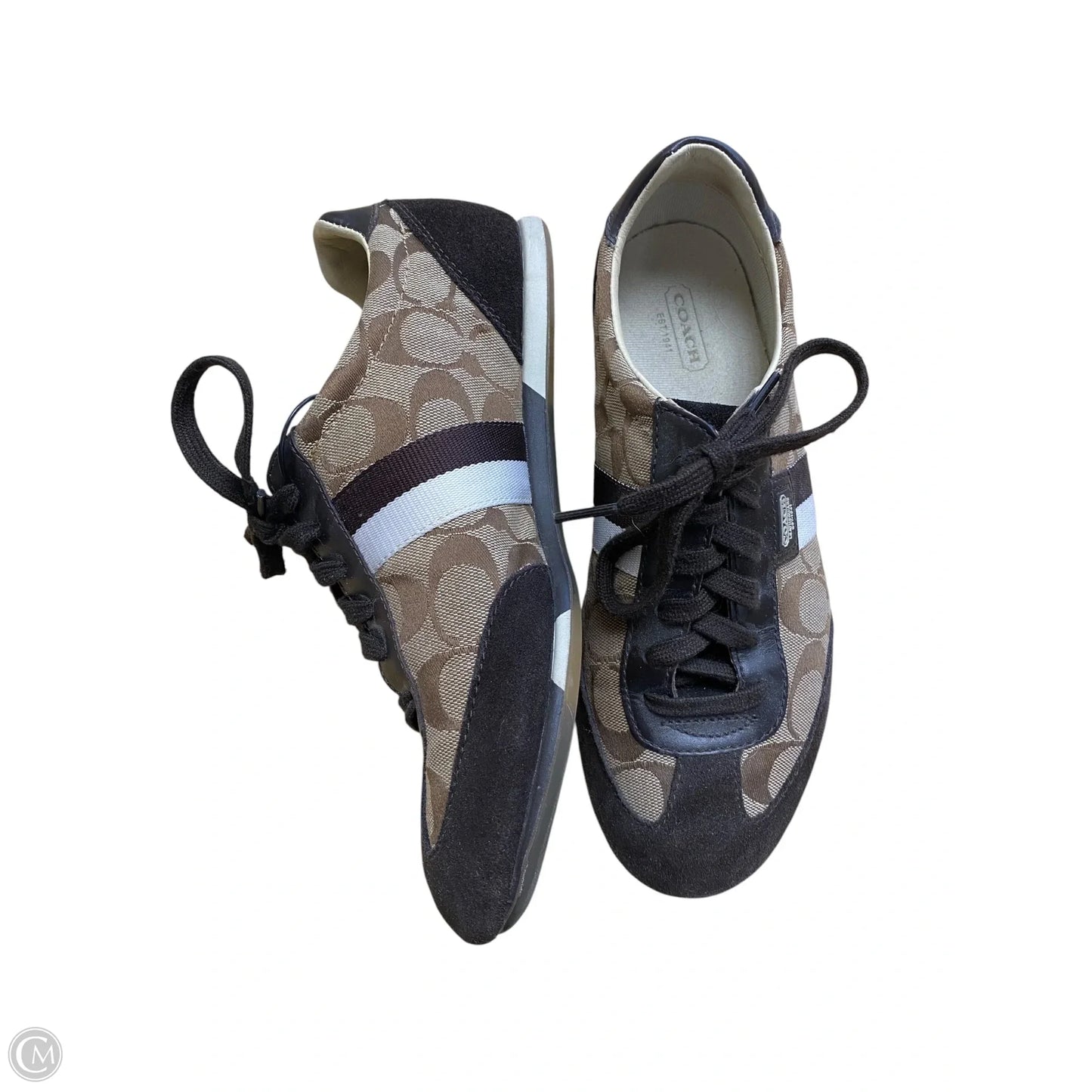 Shoes Designer By Coach In Brown, Size: 8.5
