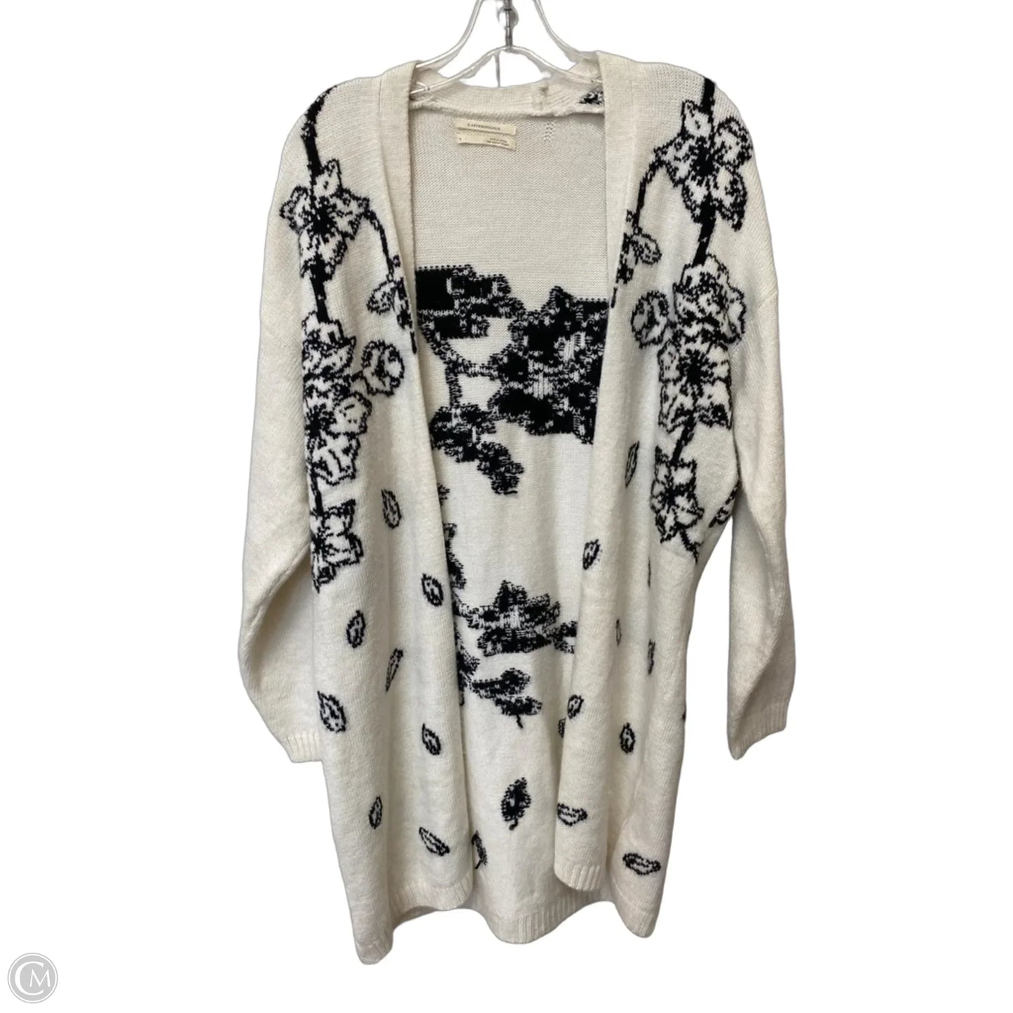 Sweater Cardigan By Anthropologie In White, Size: S