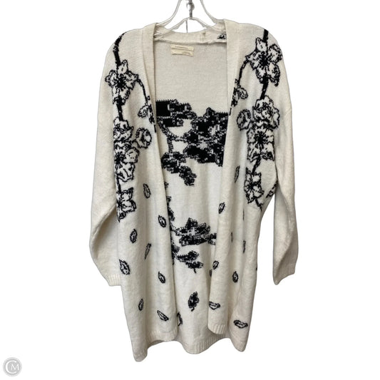 Sweater Cardigan By Anthropologie In White, Size: S