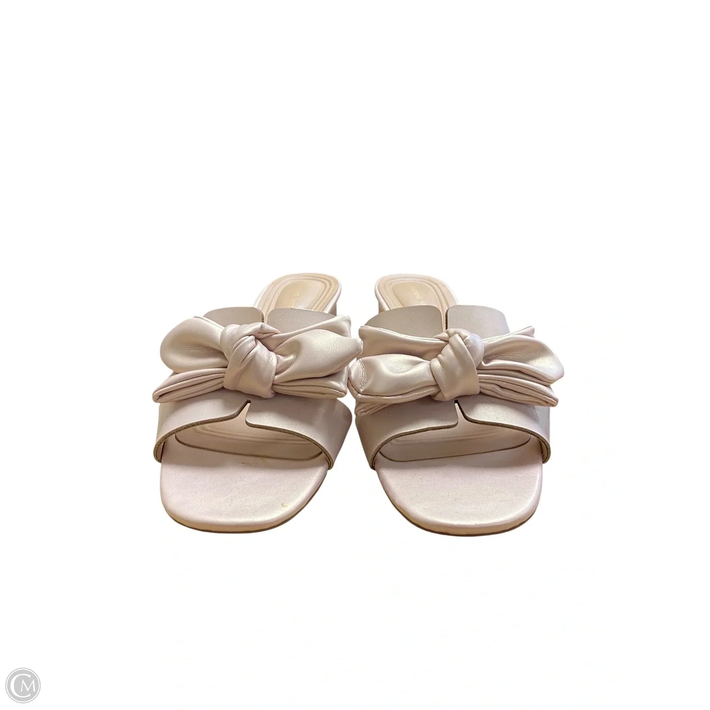 Sandals Heels Block By Adrienne Vittadini In Pink, Size: 9
