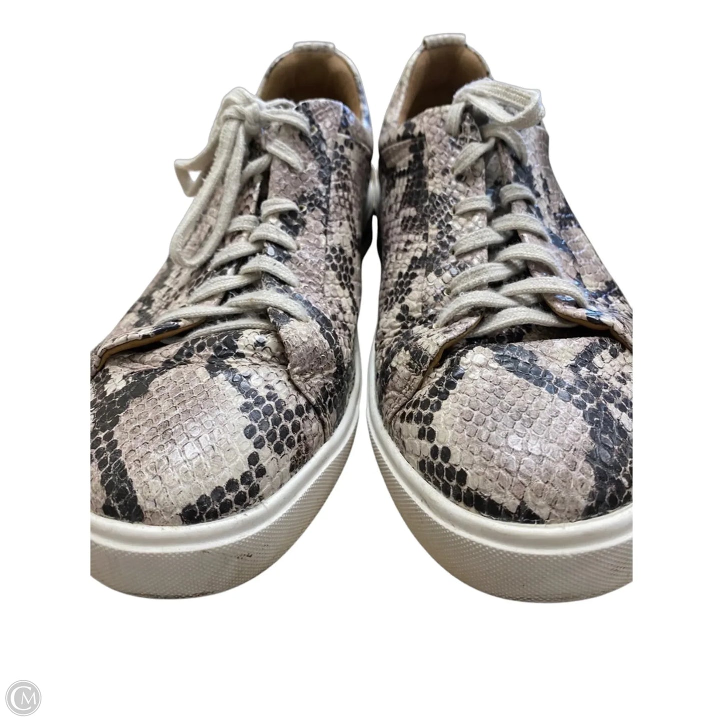 Shoes Flats By Clarks In Snakeskin Print, Size: 8