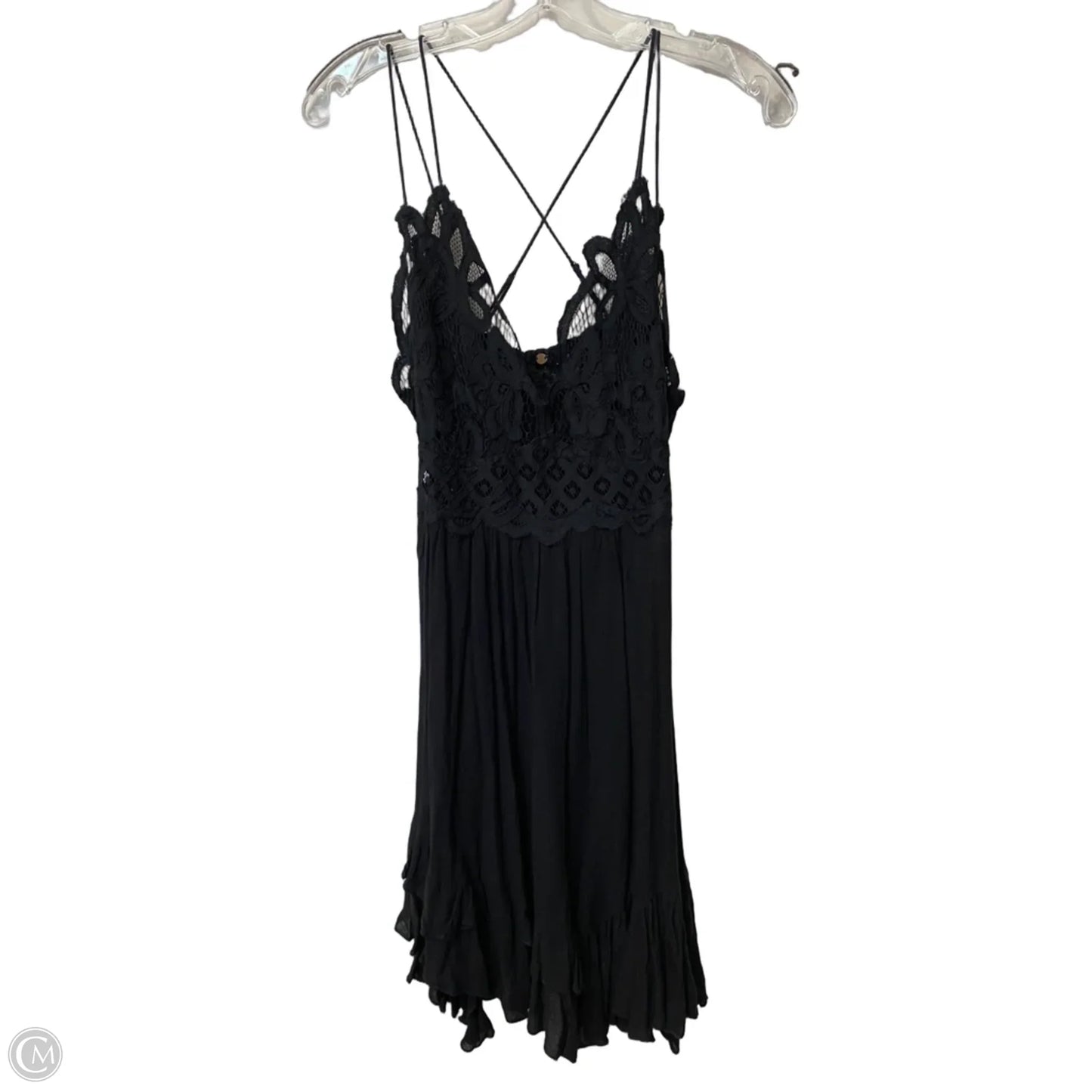 Dress Casual Midi By Free People In Black, Size: L