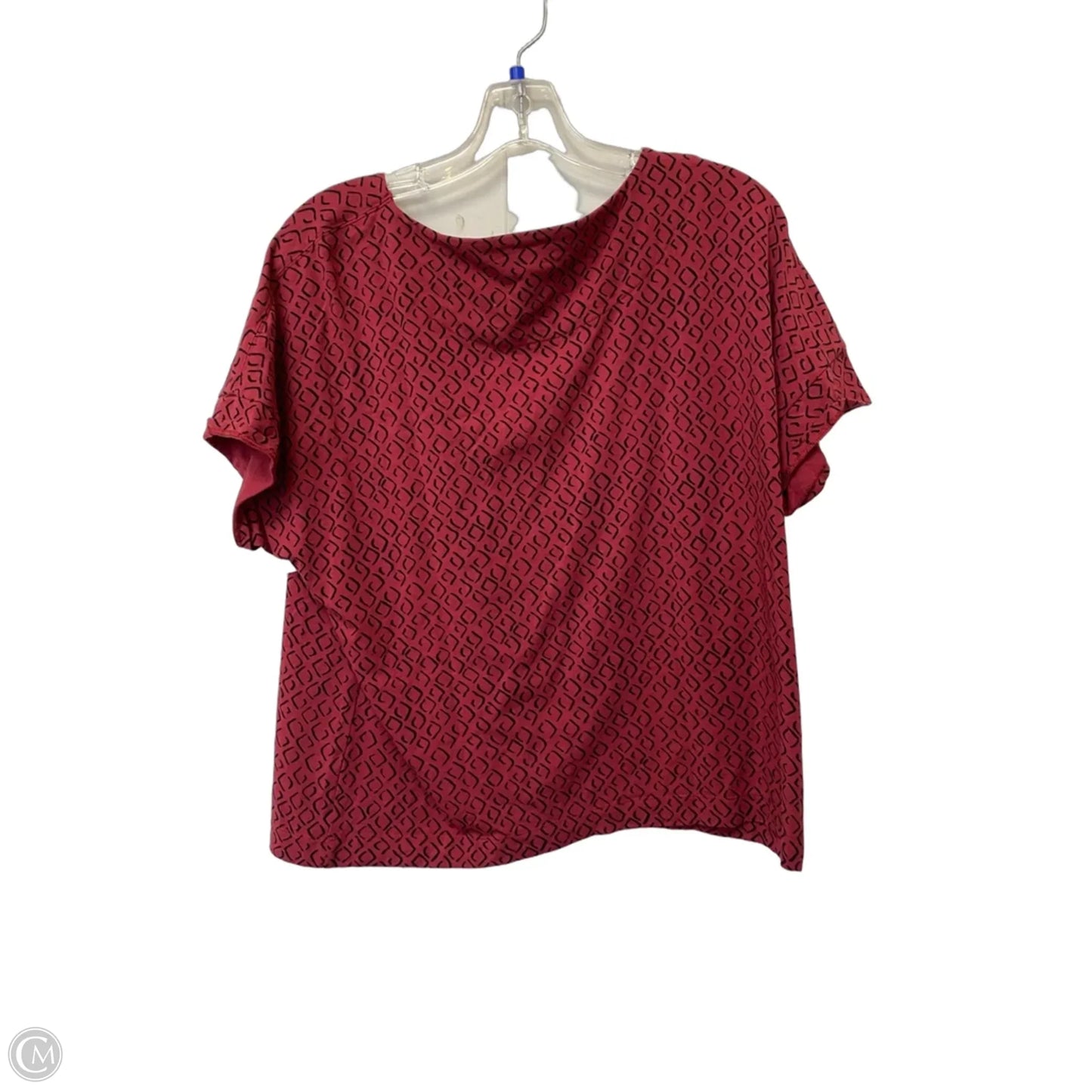 Top Sleeveless By Chicos In Red, Size: 2