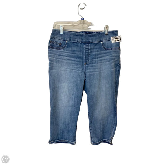 Capris By Chicos In Blue Denim, Size: 10