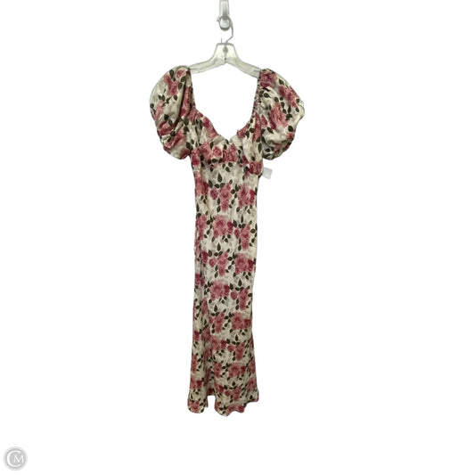 Dress Casual Maxi By Mable In Floral Print, Size: M