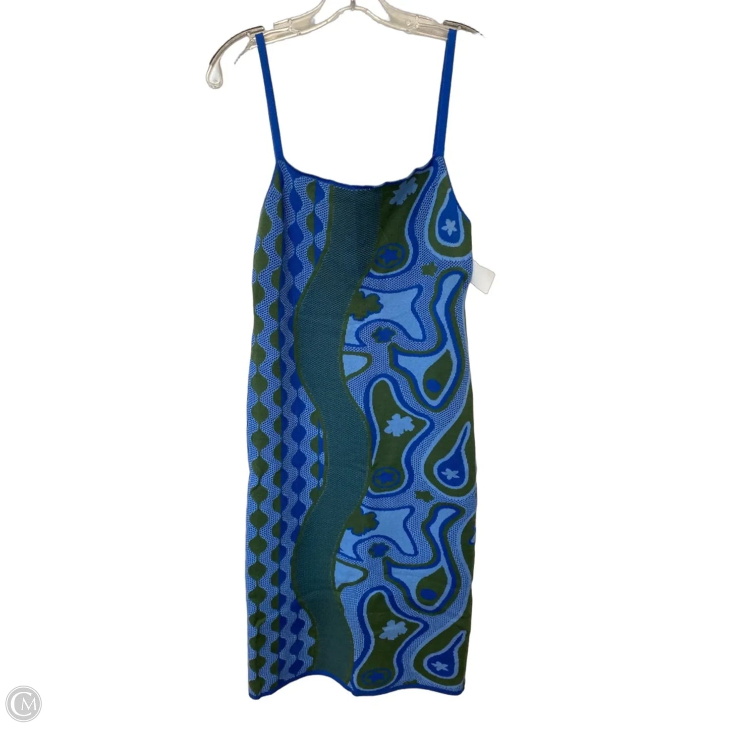 Dress Casual Midi By Cma In Blue, Size: 10