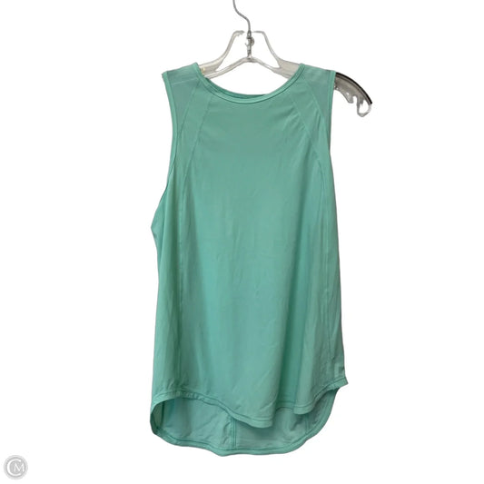 Athletic Tank Top By Lululemon In Green, Size: M