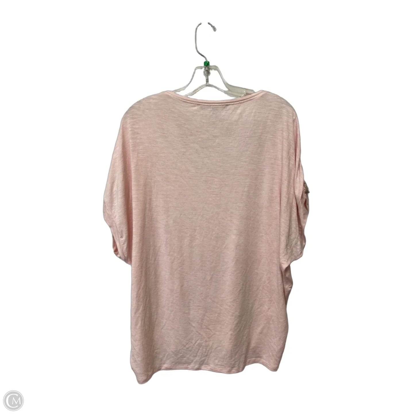 Top Short Sleeve By White House Black Market In Pink, Size: S