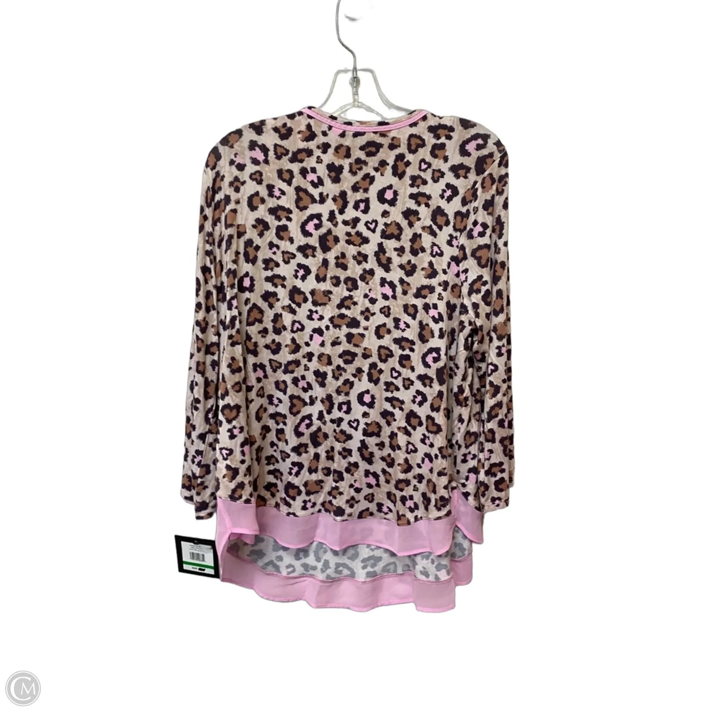Lounge Set Pants By Ellen Tracy In Animal Print, Size: L
