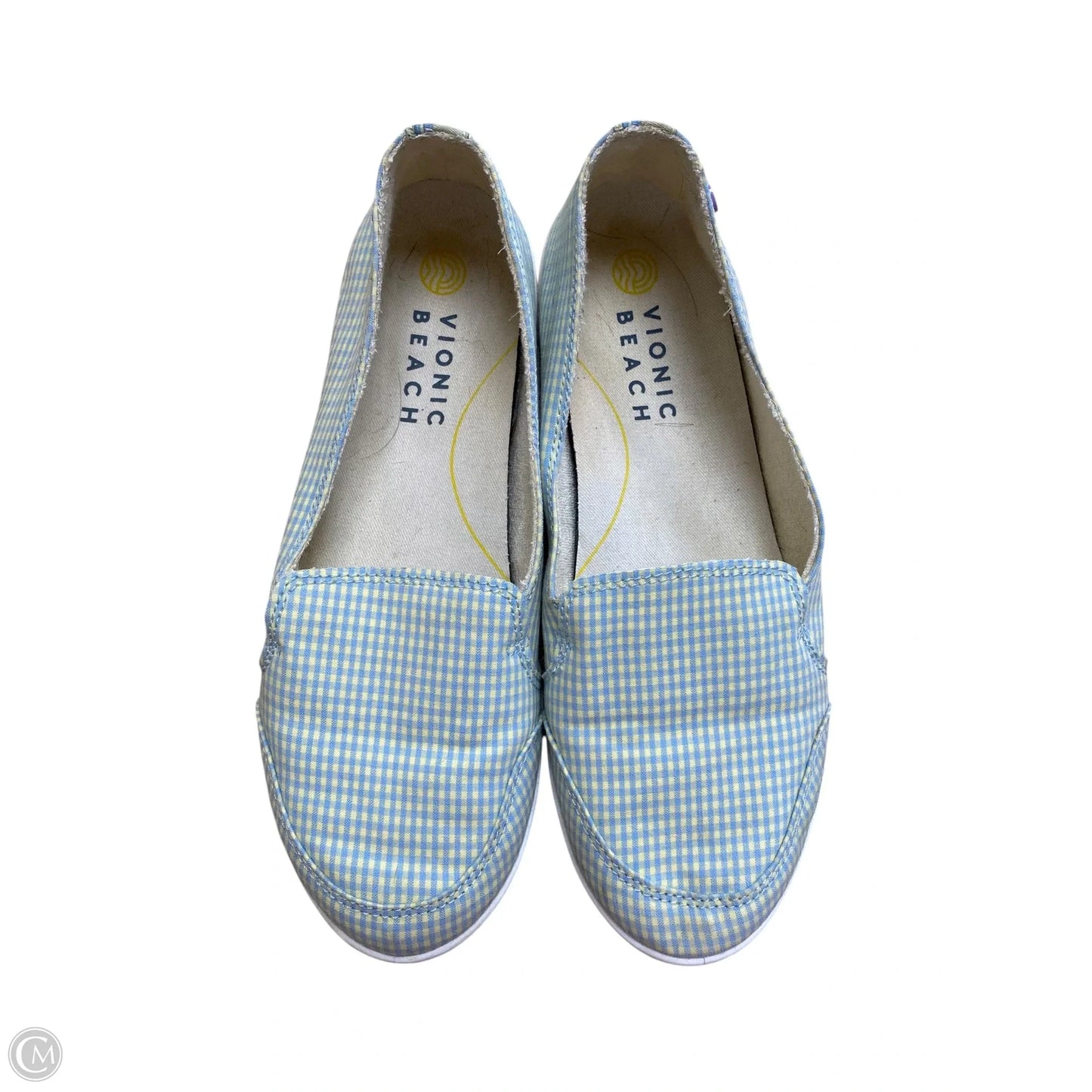 Shoes Flats By Vionic In Plaid Pattern, Size: 9
