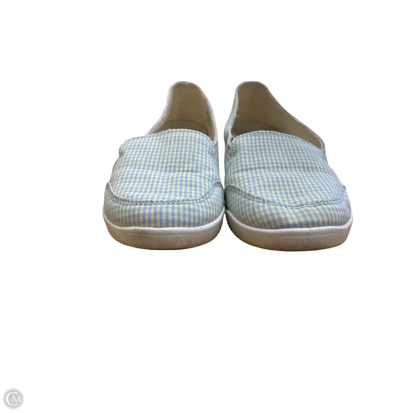Shoes Flats By Vionic In Plaid Pattern, Size: 9