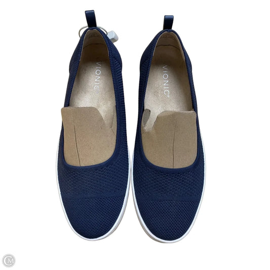 Shoes Flats By Vionic In Blue, Size: 9