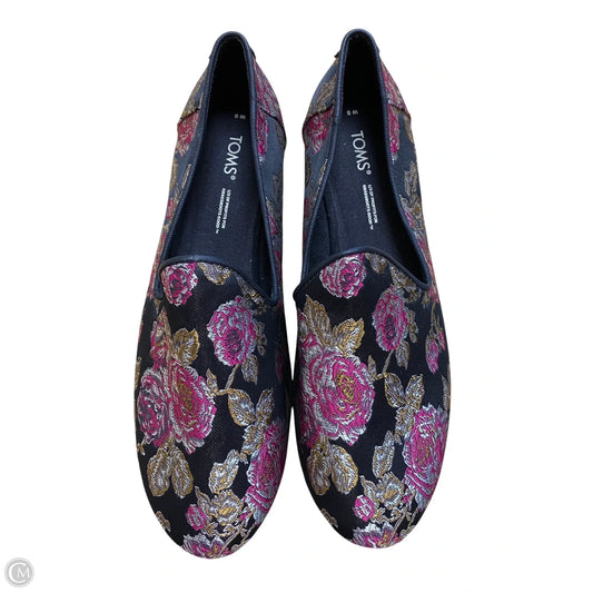 Shoes Flats By Toms In Floral Print, Size: 8