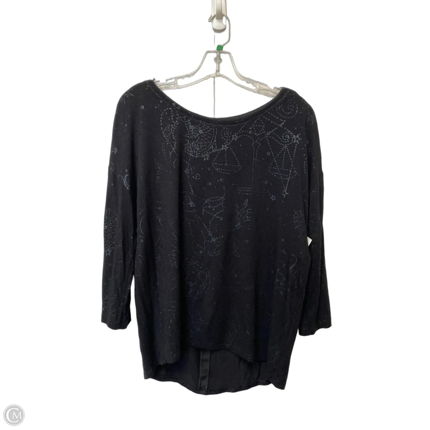 Top Long Sleeve By White House Black Market In Black, Size: M