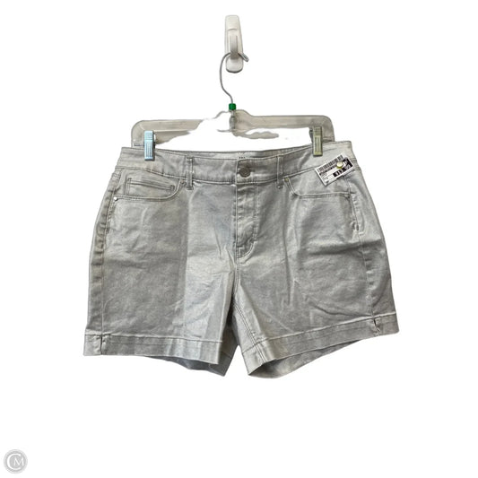 Shorts By White House Black Market In Silver, Size: 8