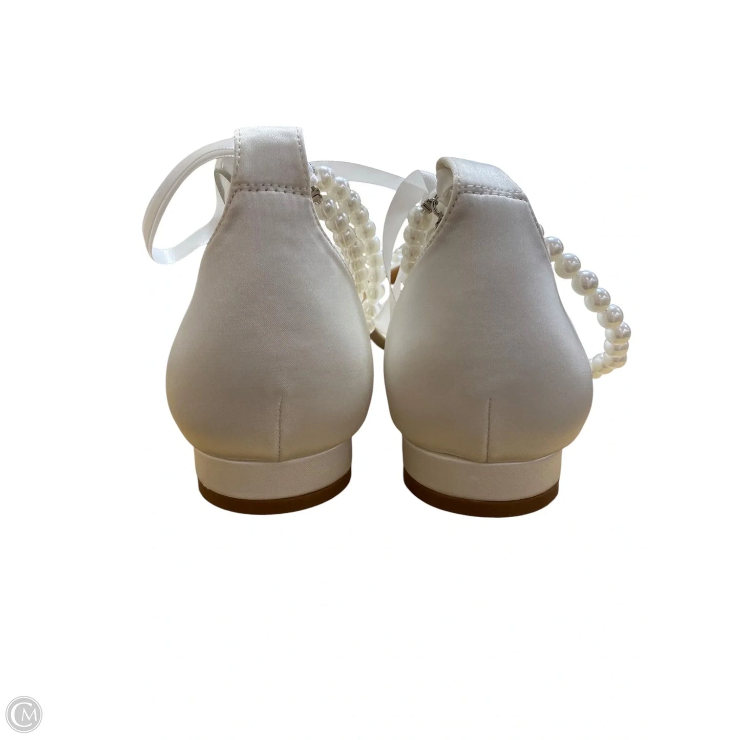Shoes Flats By Clothes Mentor In White, Size: 10