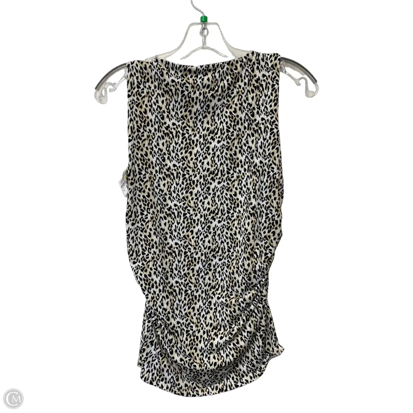 Top Sleeveless By White House Black Market In Animal Print, Size: S