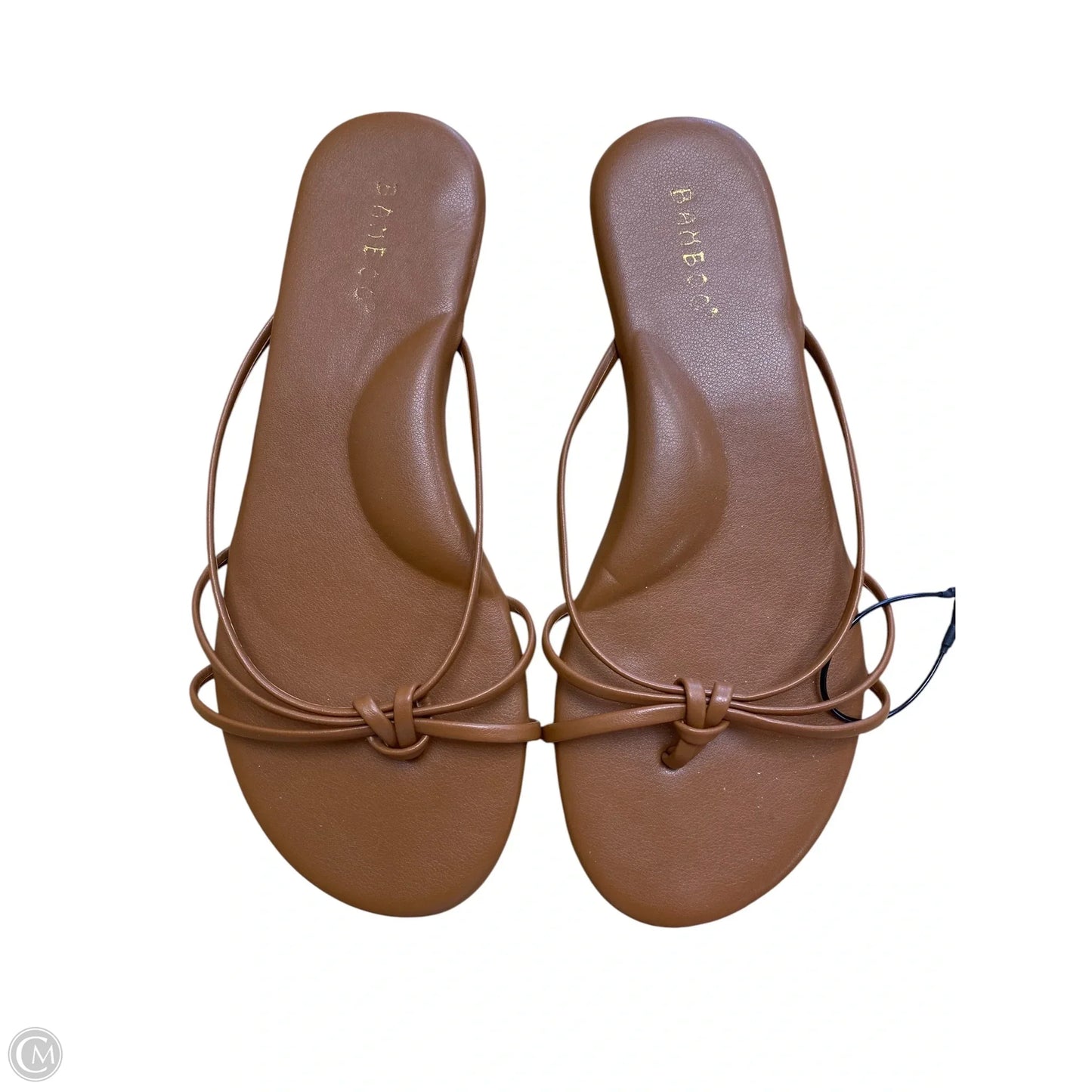 Sandals Flats By Bamboo In Brown, Size: 7.5