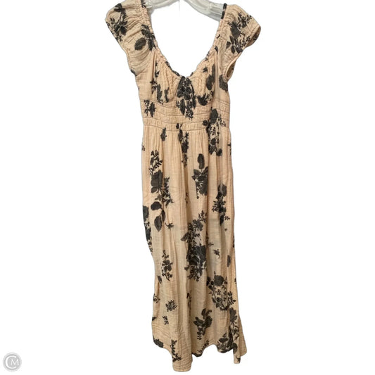 Dress Casual Maxi By Free People In Floral Print, Size: Xs