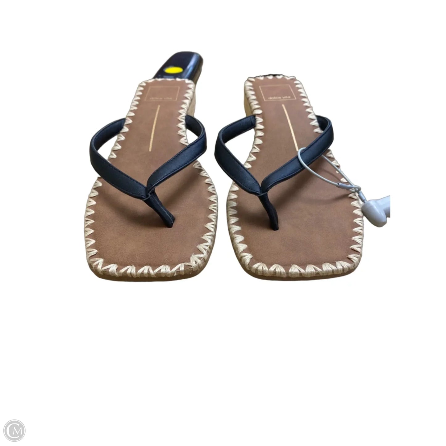 Sandals Flip Flops By Dolce Vita In Black, Size: 7