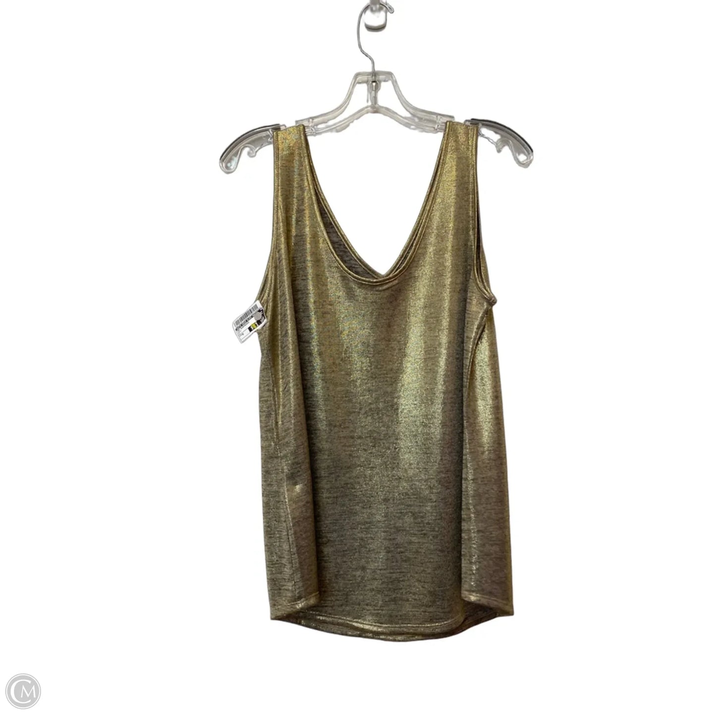 Top Sleeveless By White House Black Market In Gold, Size: M