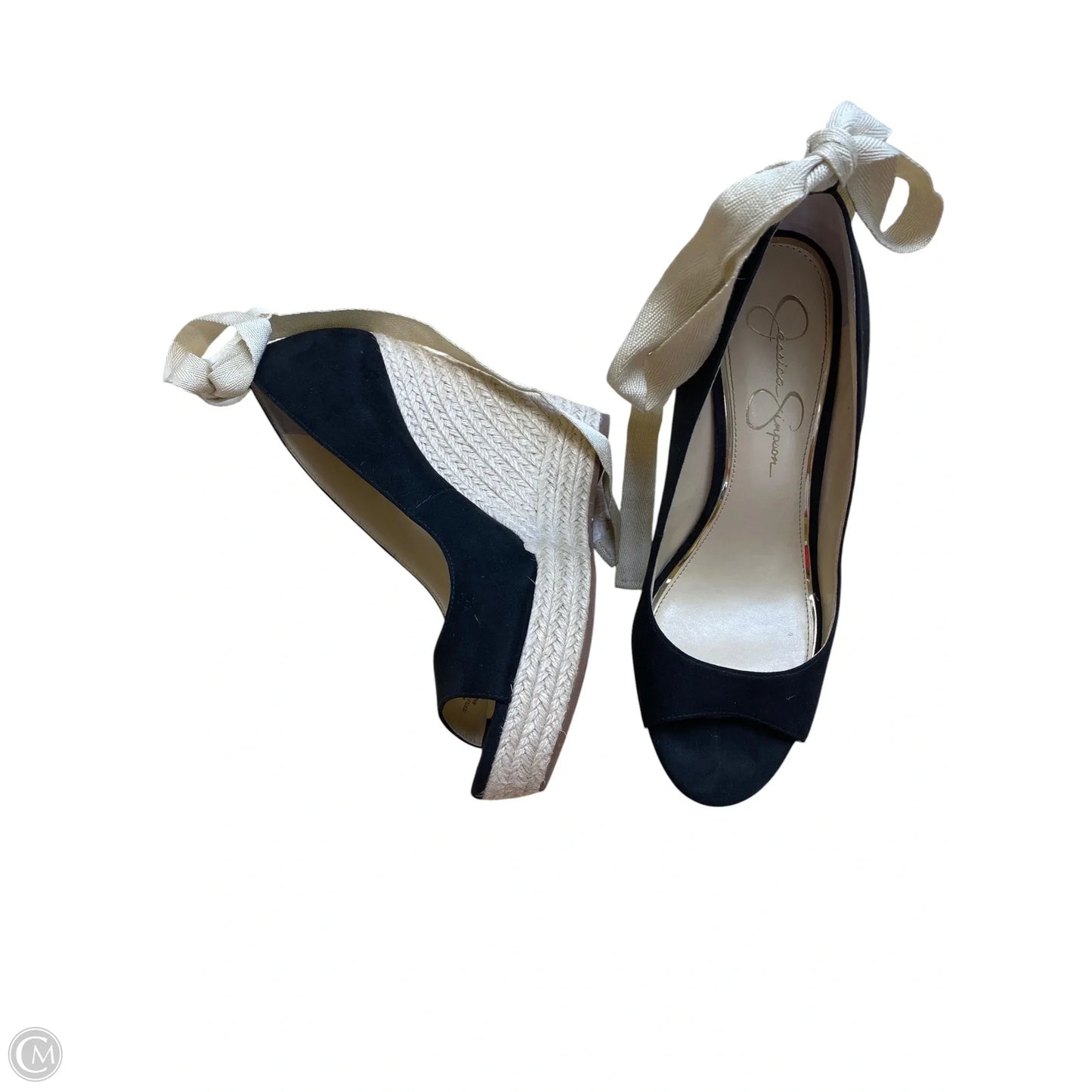Shoes Heels Wedge By Jessica Simpson In Black, Size: 10