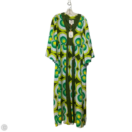 Dress Casual Maxi By Cmb In Green, Size: 14