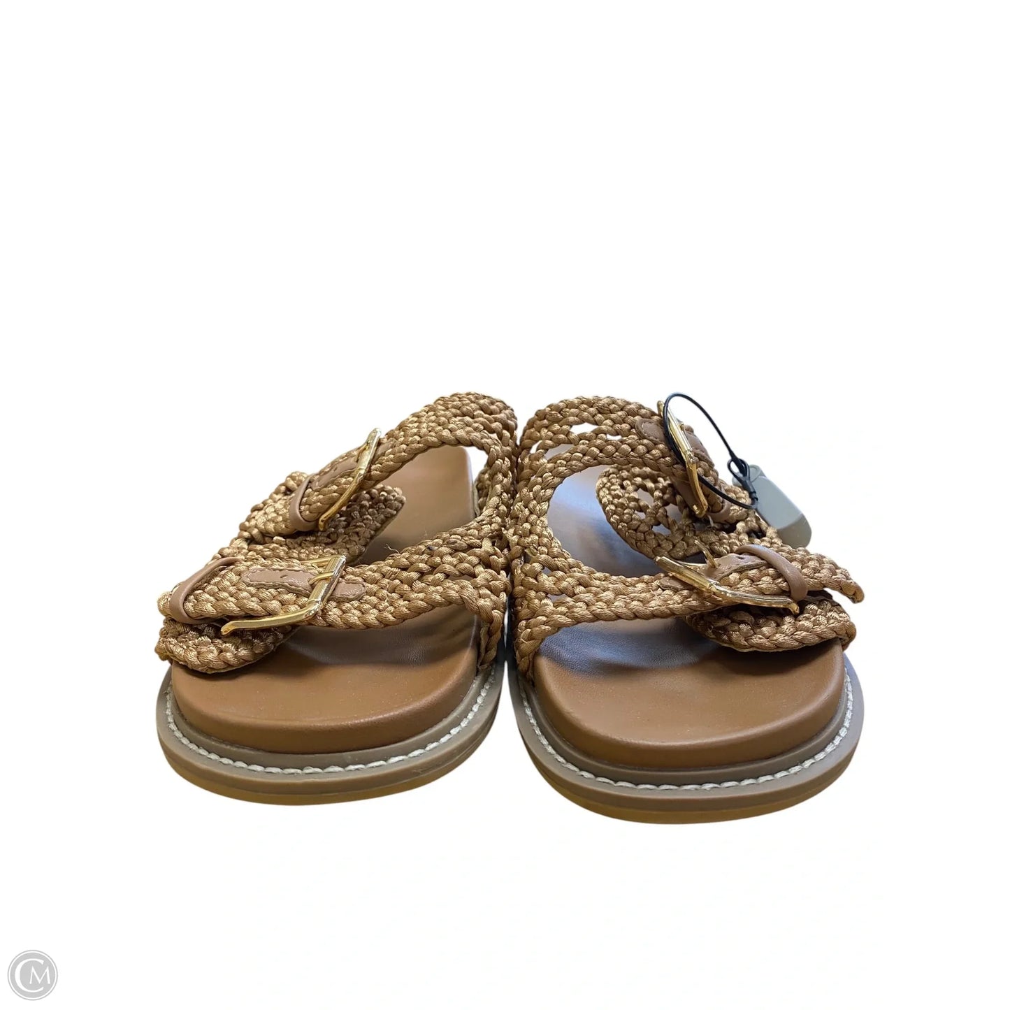 Sandals Flats By Cme In Tan, Size: 8.5