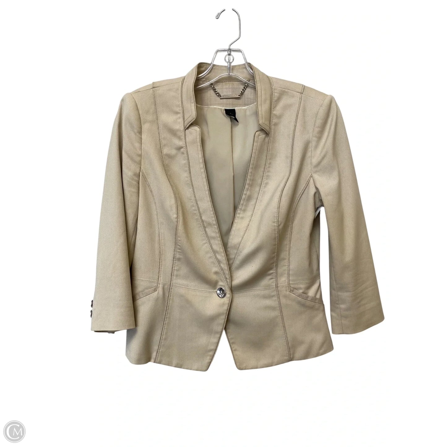 Blazer By White House Black Market In Tan, Size: 8