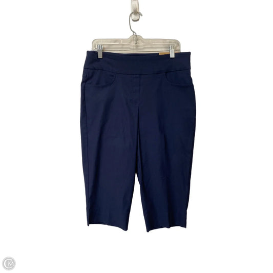 Pants Cropped By Ruby Rd In Blue, Size: 10