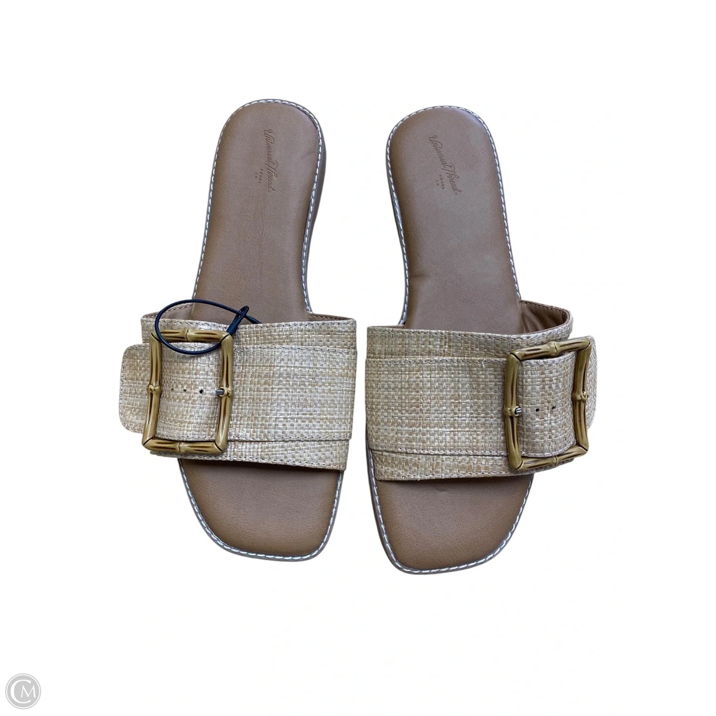 Sandals Flats By Universal Thread In Tan, Size: 8