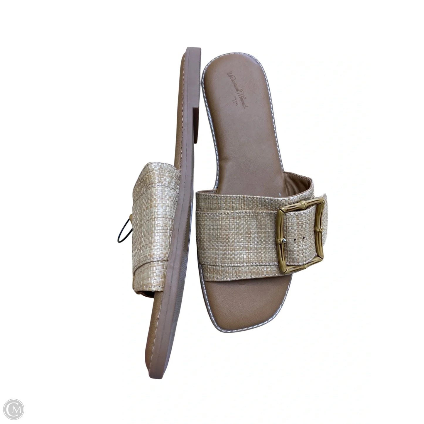 Sandals Flats By Universal Thread In Tan, Size: 8