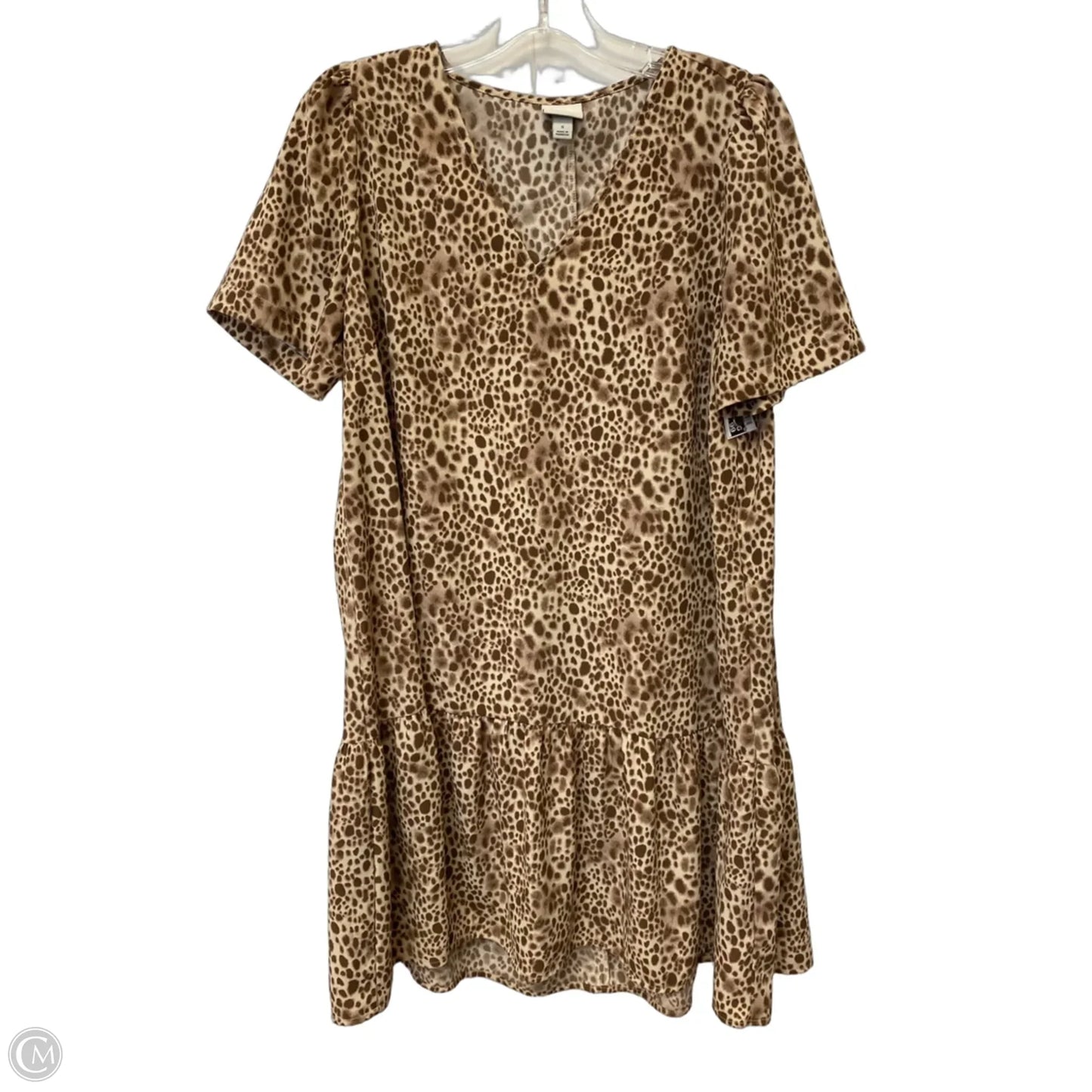 Dress Casual Midi By A New Day In Animal Print, Size: S